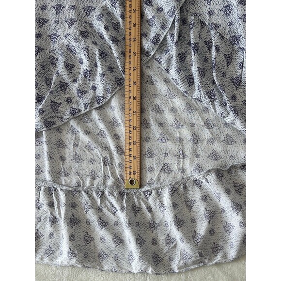 Jaase XL Boho Maxi Skirt Tiered Ruffle Wrap Floral Embroidered Festival Flowy - Picture 9 of 11